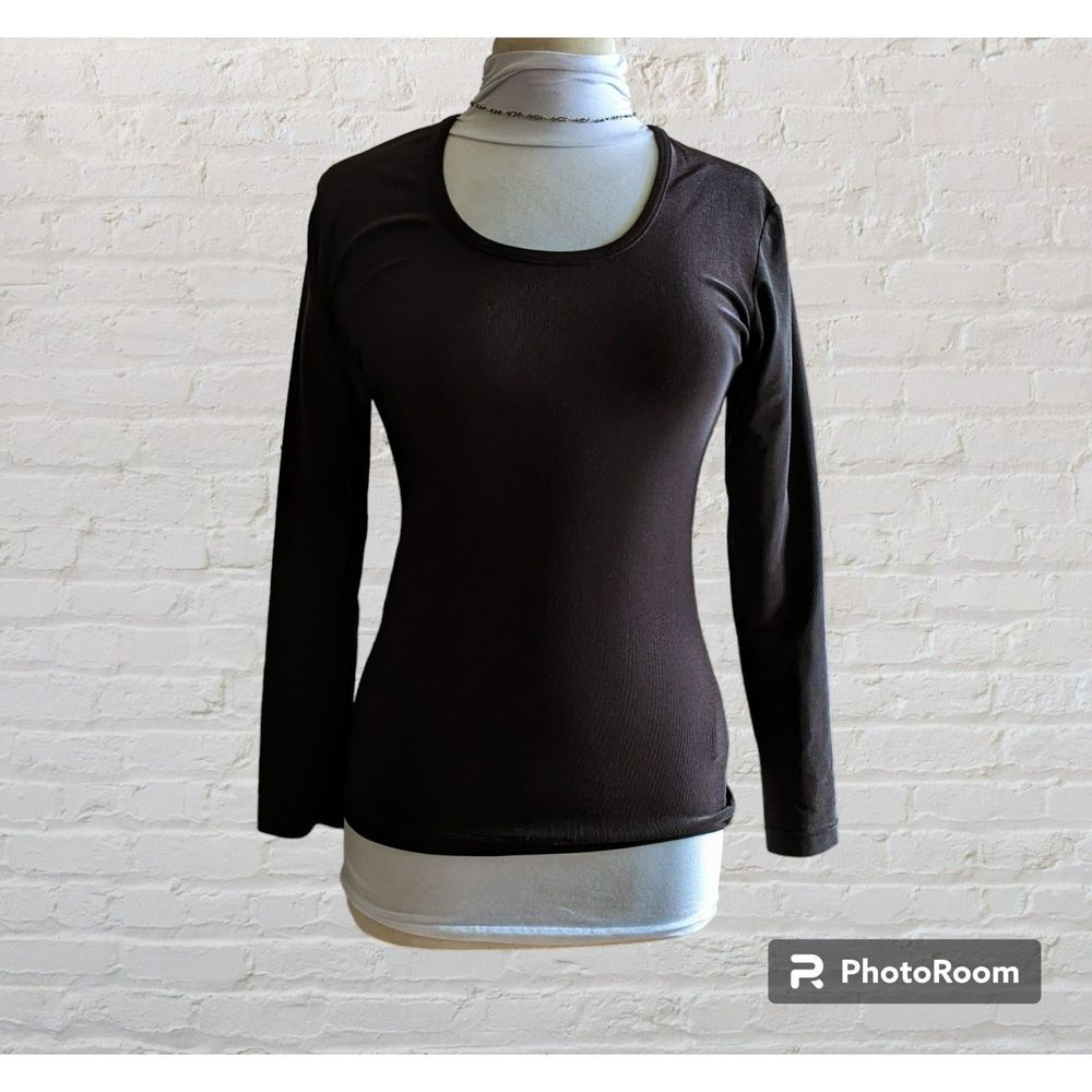 Espirit black long sleeve top   Sz S